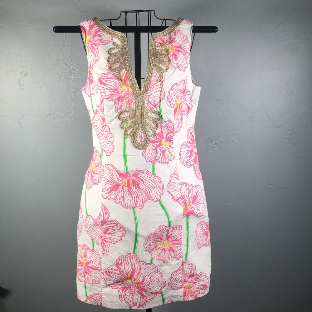 LP clover cup shift dress